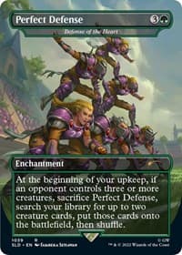 Perfect Defense - Defense of the Heart (Borderless) - Secret Lair Drop Series - Magic: The Gathering card