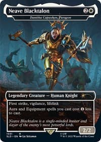 Neave Blacktalon - Danitha Capashen, Paragon (Borderless) - Secret Lair Drop Series - Magic: The Gathering card
