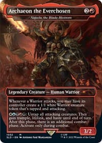 Archaeon the Everchosen - Najeela, the Blade-Blossom (Borderless) - Secret Lair Drop Series - Magic: The Gathering card