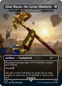 Ghal Maraz, the Great Shatterer - Loxodon Warhammer (Borderless) - Secret Lair Drop Series - Magic: The Gathering card