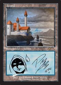 Island (Post Malone) - Secret Lair Drop Series - Magic: The Gathering card