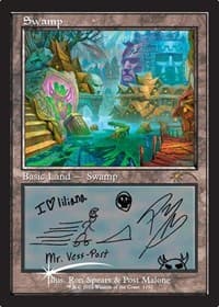 Swamp (Post Malone) - Secret Lair Drop Series - Magic: The Gathering card