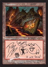 Mountain (Post Malone) - Secret Lair Drop Series - Magic: The Gathering card