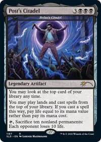 Post's Citadel - Bolas's Citadel (Post Malone) - Secret Lair Drop Series - Magic: The Gathering card