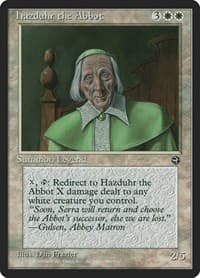 Hazduhr the Abbot - Homelands - Magic: The Gathering card