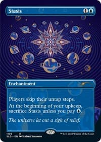 Stasis (Borderless) - Secret Lair Drop Series - Magic: The Gathering card