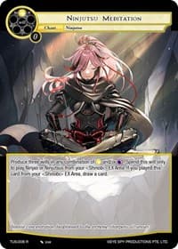 Ninjutsu Meditation - The Underworld of Secrets - Force of Will card