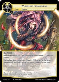 Whistling Summoning - The Underworld of Secrets - Force of Will card