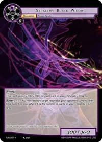 Stealthy Black Widow - The Underworld of Secrets - Force of Will card