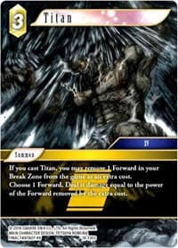 Titan - Resurgence of Power - Final Fantasy TCG card