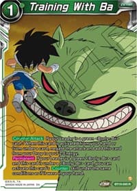 Training with Ba - Fighter's Ambition - Dragon Ball Super: Masters card