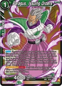 Paragus, Issuing Orders - Fighter's Ambition - Dragon Ball Super: Masters card