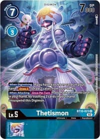 Thetismon (Alternate Art) - Xros Encounter - Digimon Card Game card