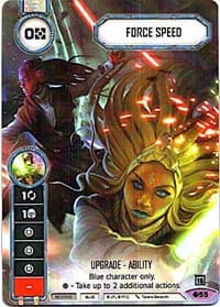 Force Speed (Extended Full Art) (2018 Store Champion Promo) - SWD: Promo Cards - Star Wars: Destiny card
