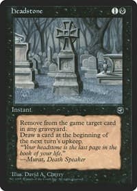 Headstone - Homelands - Magic: The Gathering card