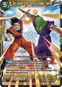Son Gohan & Piccolo, Full-Power Training - Fighter's Ambition - Dragon Ball Super: Masters card