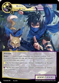 Rusty, Phantom Ninja Genius - The Underworld of Secrets - Force of Will card