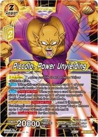 Piccolo, Power Unyielding - Fighter's Ambition - Dragon Ball Super: Masters card