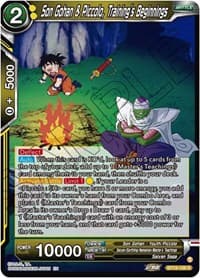 Son Gohan & Piccolo, Training's Beginnings - Fighter's Ambition - Dragon Ball Super: Masters card