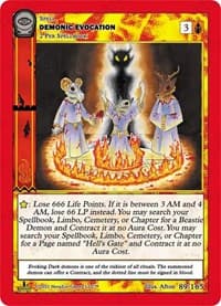 Demonic Evocation - Seance: First Edition - MetaZoo card