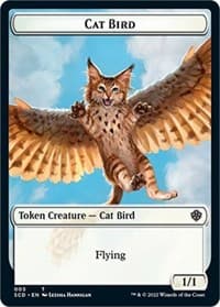Cat Bird // Thopter Double-Sided Token - Starter Commander Decks - Magic: The Gathering card