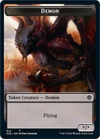 Demon Double-Sided Token - Starter Commander Decks - Magic: The Gathering card