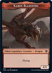 Karox Bladewing Double-Sided Token - Starter Commander Decks - Magic: The Gathering card