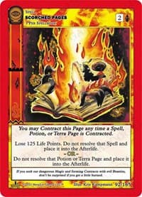 Scorched Pages - Seance: First Edition - MetaZoo card
