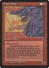 Heart Wolf - Homelands - Magic: The Gathering card