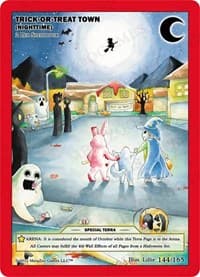 Trick-or-Treat Town (Nighttime) - Seance: First Edition - MetaZoo card