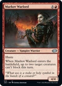 Markov Warlord - Jumpstart 2022 - Magic: The Gathering card