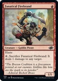 Fanatical Firebrand - Jumpstart 2022 - Magic: The Gathering card