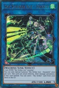 Sky Striker Ace - Hayate - Magnificent Mavens - YuGiOh card
