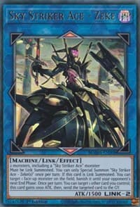 Sky Striker Ace - Zeke - Magnificent Mavens - YuGiOh card