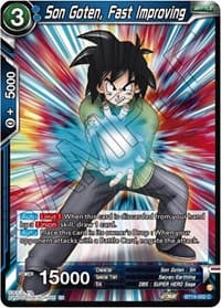 Son Goten, Fast Improving - Fighter's Ambition - Dragon Ball Super: Masters card