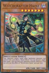 Witchcrafter Haine - Magnificent Mavens - YuGiOh card