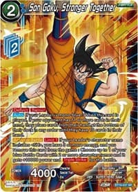 Son Goku, Stronger Together - Fighter's Ambition - Dragon Ball Super: Masters card