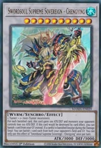 Swordsoul Supreme Sovereign - Chengying - Magnificent Mavens - YuGiOh card