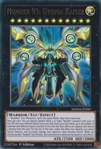 Number 93: Utopia Kaiser - Magnificent Mavens - YuGiOh card