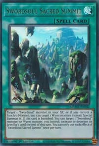 Swordsoul Sacred Summit - Magnificent Mavens - YuGiOh card