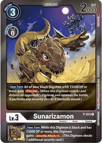 Sunarizamon (Gift Box 2022) - Digimon Promotion Cards - Digimon Card Game card