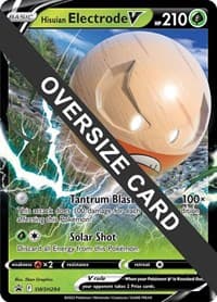 Hisuian Electrode V - SWSH294 - Jumbo Cards - Pokemon card