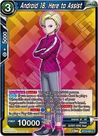 Android 18, Here to Assist - Fighter's Ambition - Dragon Ball Super: Masters card