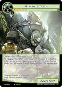Weathered Golem - The Underworld of Secrets - Force of Will card
