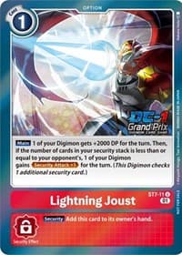 Lightning Joust (DC-1 2022 Stamped) - Starter Deck 07: Gallantmon - Digimon Card Game card