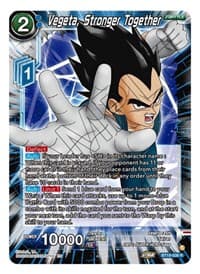 Vegeta, Stronger Together - Fighter's Ambition - Dragon Ball Super: Masters card