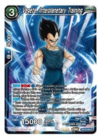 Vegeta, Interplanetary Training - Fighter's Ambition - Dragon Ball Super: Masters card