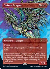 Shivan Dragon - Secret Lair Countdown Kit - Magic: The Gathering card