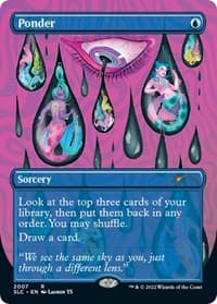 Ponder - Secret Lair Countdown Kit - Magic: The Gathering card