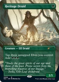 Heritage Druid - Secret Lair Countdown Kit - Magic: The Gathering card